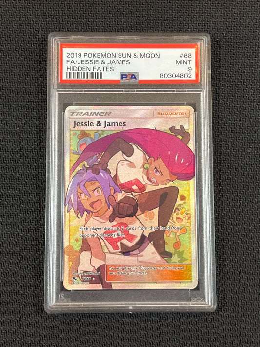 #68/68* Jessie & James PSA 9 - Hidden Fates