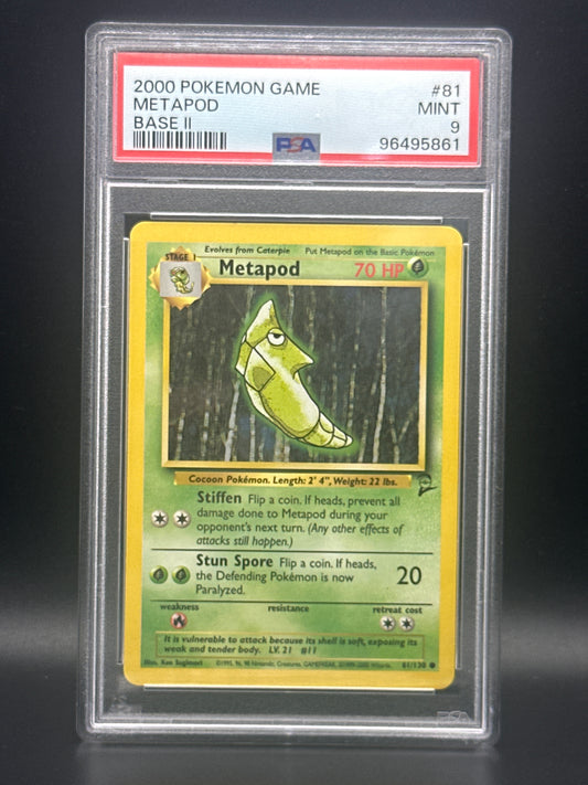 081/130 Metapod PSA 9
