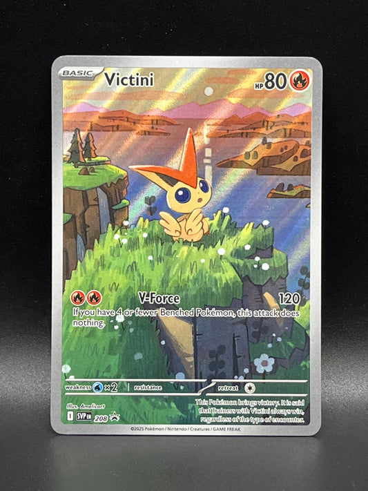 #208 Victini - Black Bolt White Flare Promo