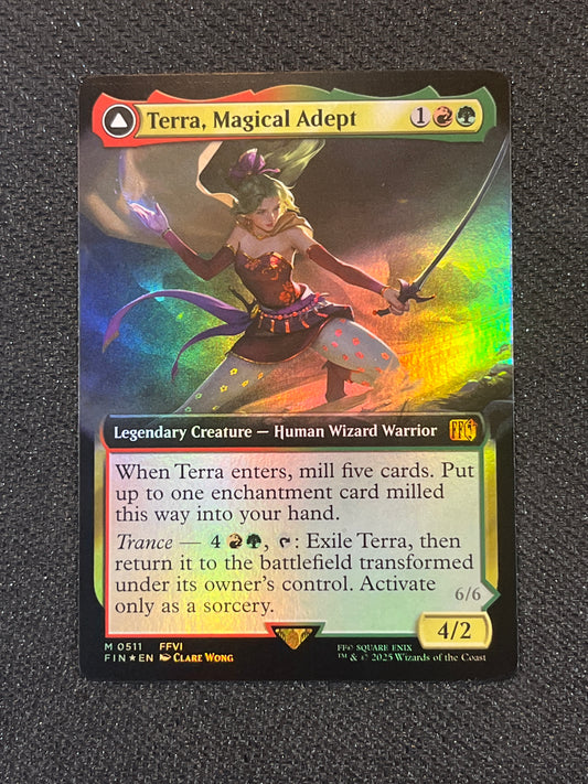 #0511 Terra, Magical Adept (Foil) Final Fantasy Magic the Gathering MTG