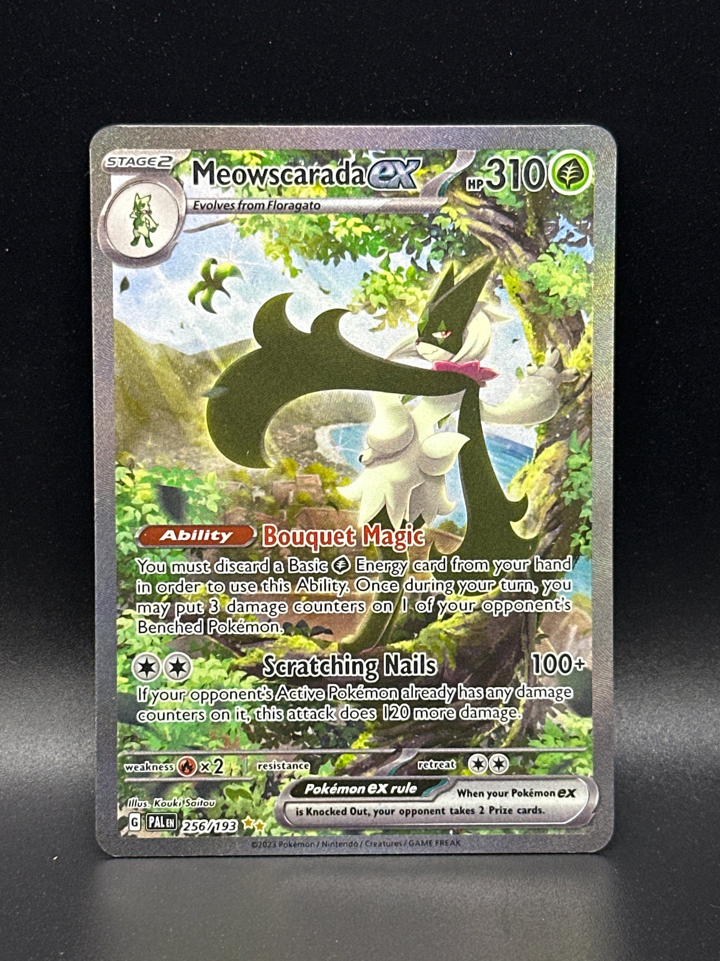 Meowscarada ex #256/193* Paldea Evolved