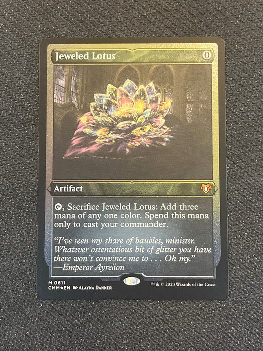 #0611 Jeweled Lotus (Foil Etched) Commander Masters Magic the Gathering MTG