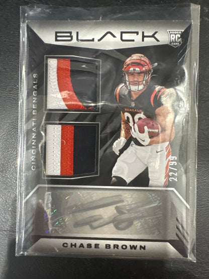 Chase Brown RSM-7 2023 Panini Black RPA 22/99
