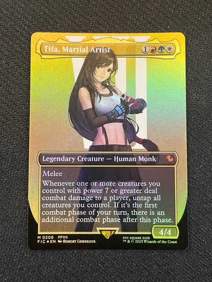 #0206 Tifa, Martial Artist (Foil) Final Fantasy Commander