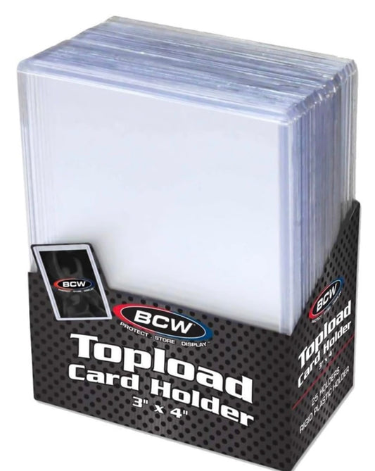 BCW Toploader 25 count
