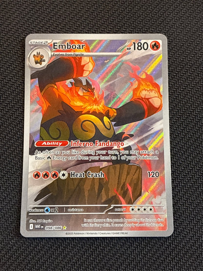 #098/086 Emboar -White Flare