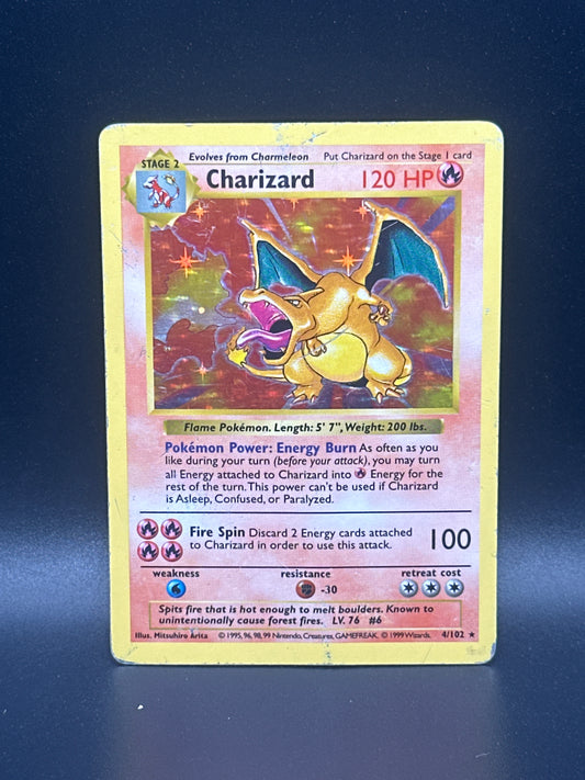 004/102 Charizard Shadowless Base Set
