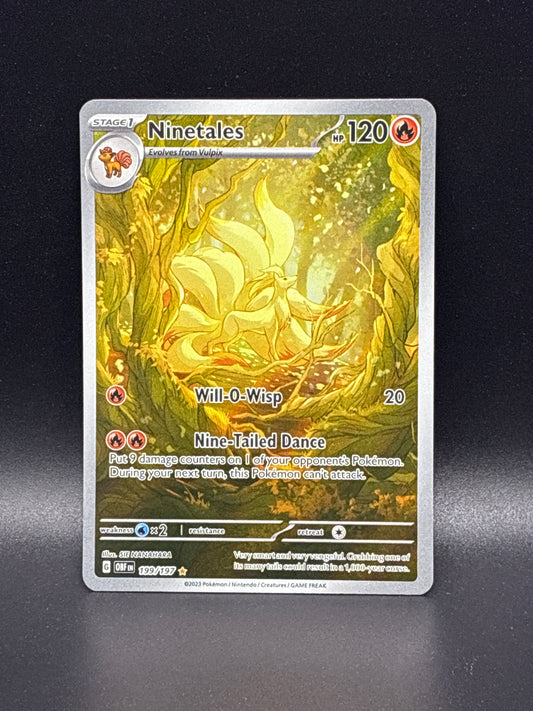 Ninetales #199/197 Illustration Rare Obsidian Flame