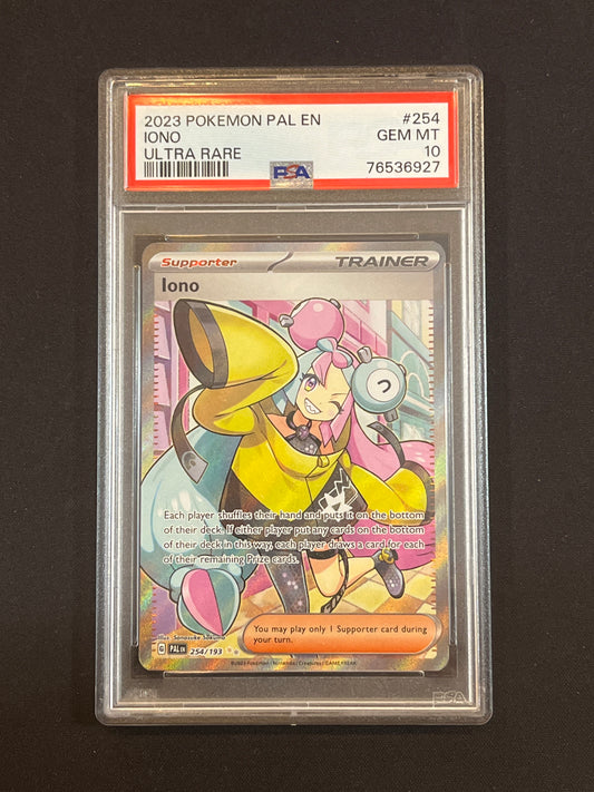 #254/193 Iono PSA 10 - Paldea Evolved