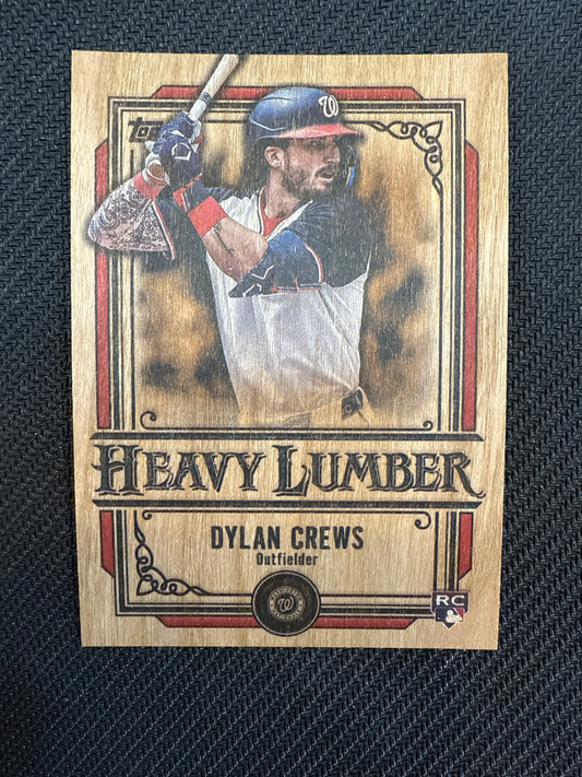 #HL-22 Dylan Crews 2025 Topps Washington Nationals sports Heavy Lumber