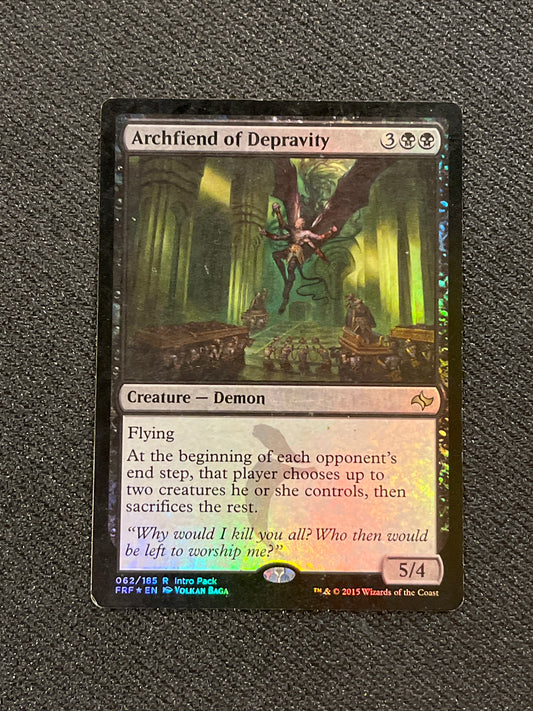 #062/185 Archfiend of Depravity (Foil) Fate Reforged Promos