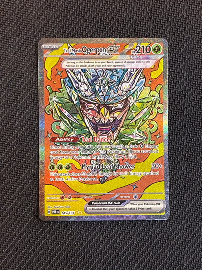 Teal Mask Ogerpon EX #145/131***