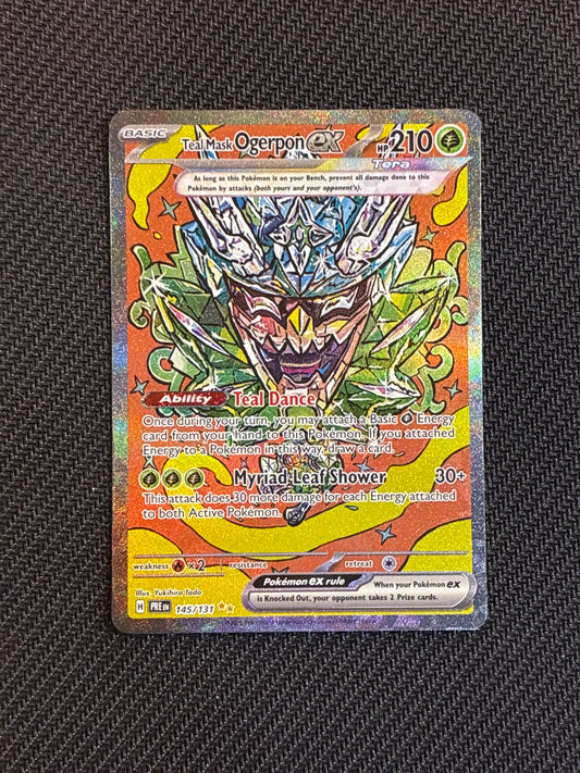 Teal Mask Ogerpon EX #145/131***