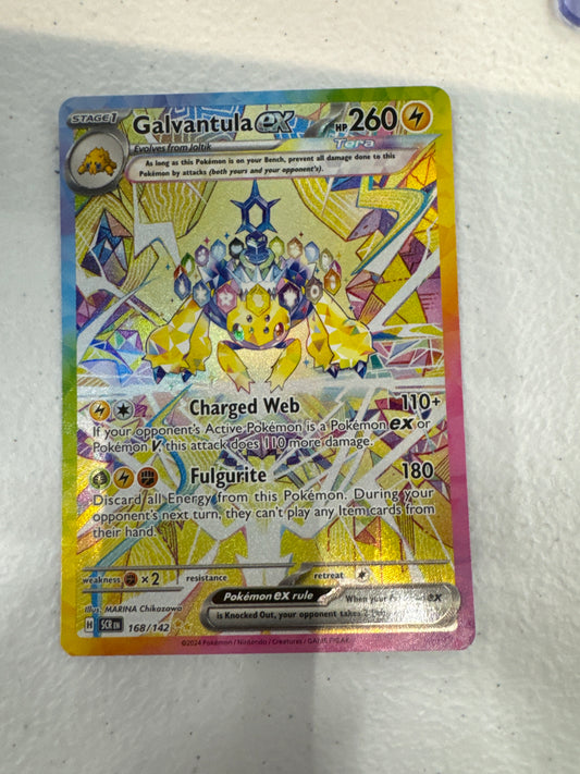 #168/142 Galvantula Ex Stellar Crown