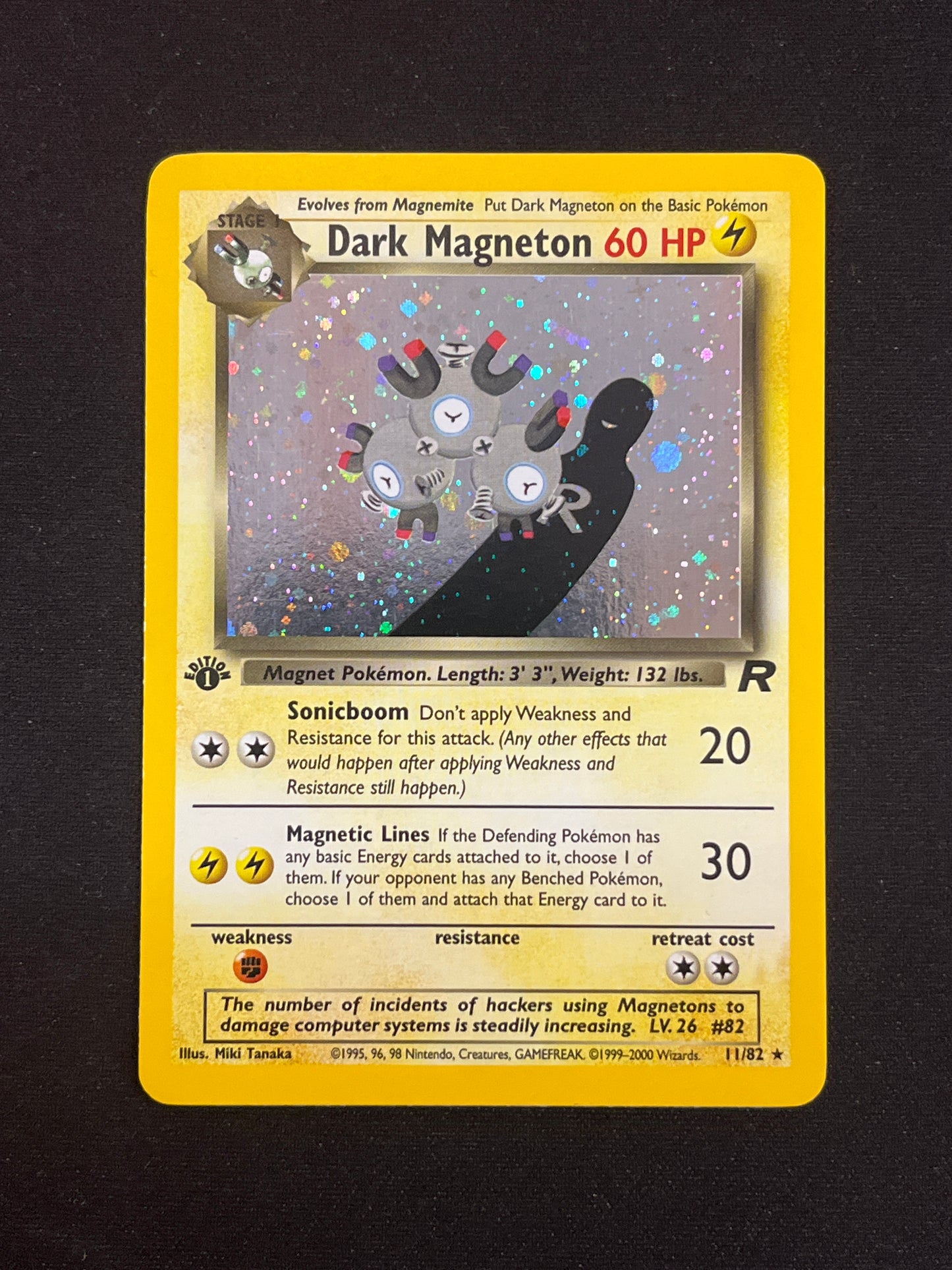Dark Magneton* #11/82 1st Edition Team Rocket