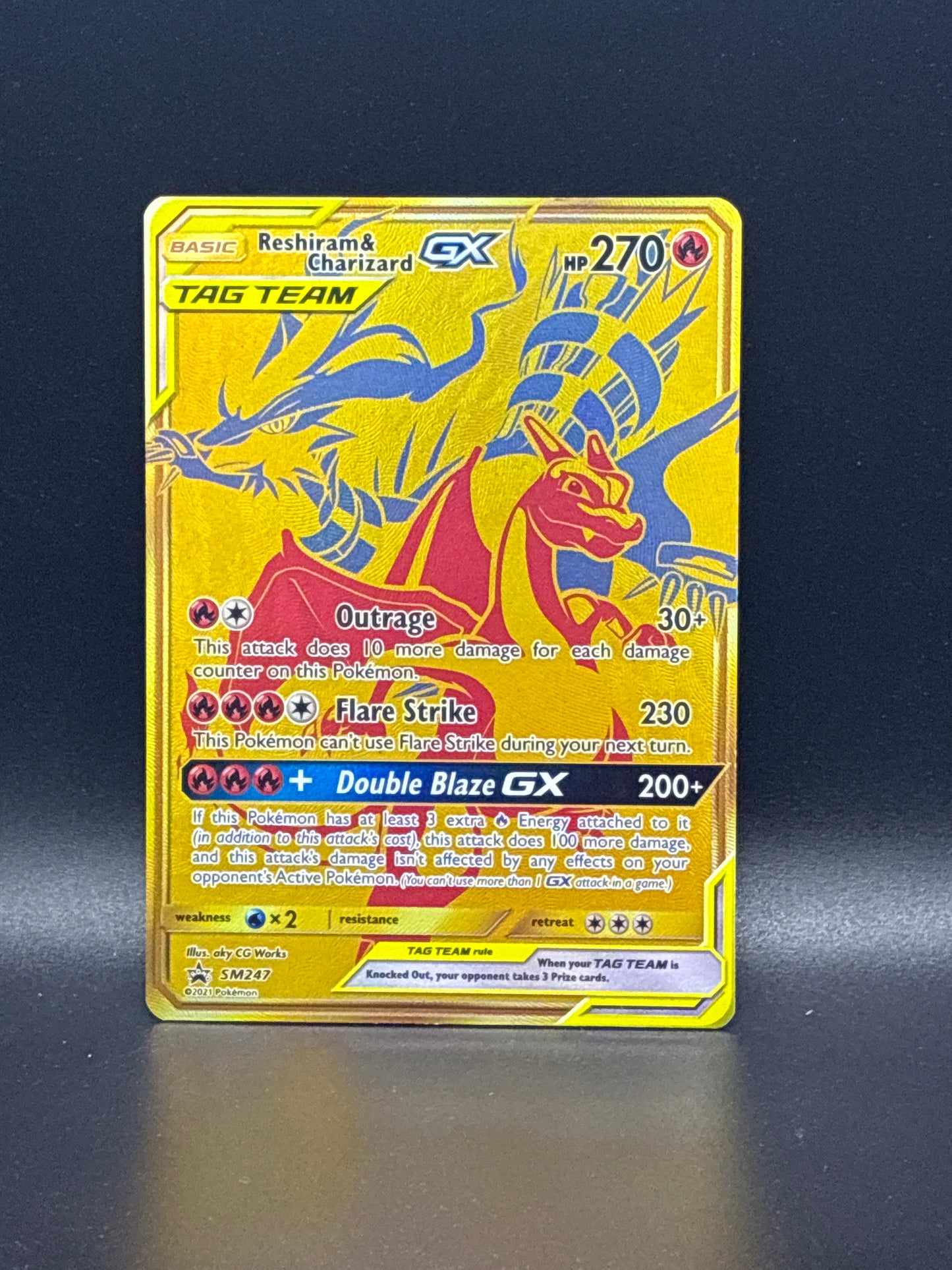 Reshiram & Charizard GX #SM247 - SM Promos