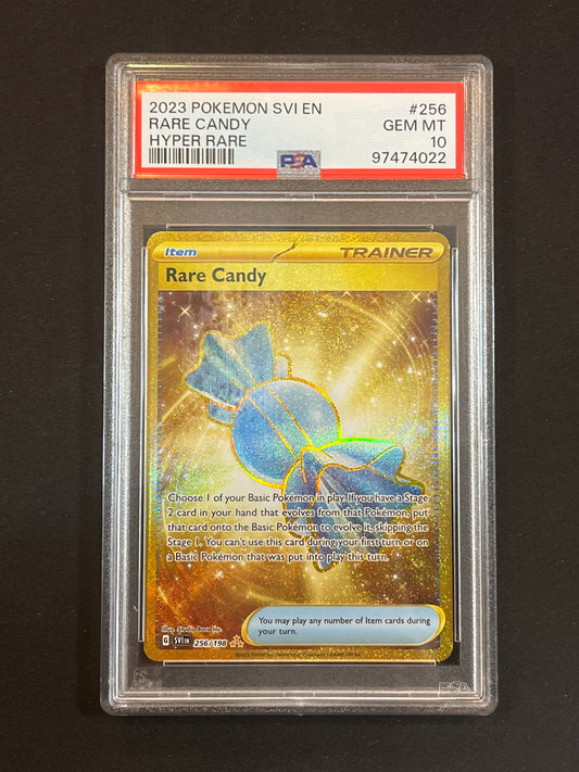 #256/198 Rare Candy PSA 10 - Scarlet & Violet Base Set