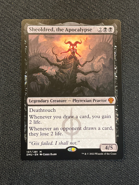 #107/281 Sheoldred, the Apocalypse (Normal) Dominaria United