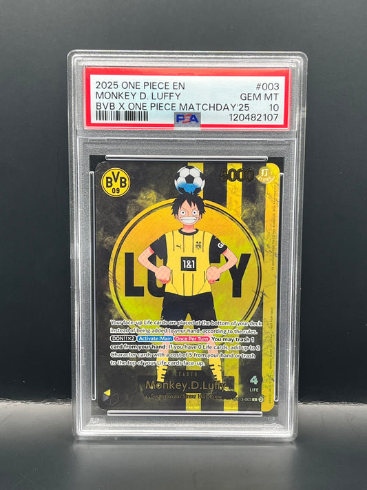 ST13-003 Monkey.D.Luffy PSA 10 - BVB Matchday Promo