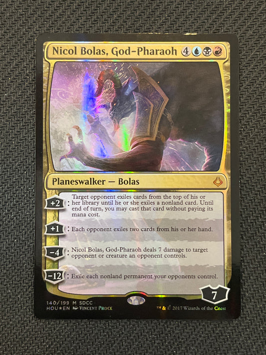 #140/199 Nicol Bolas, God-Pharaoh - San Diego Comic-Con 2017 Magic the Gathering MTG