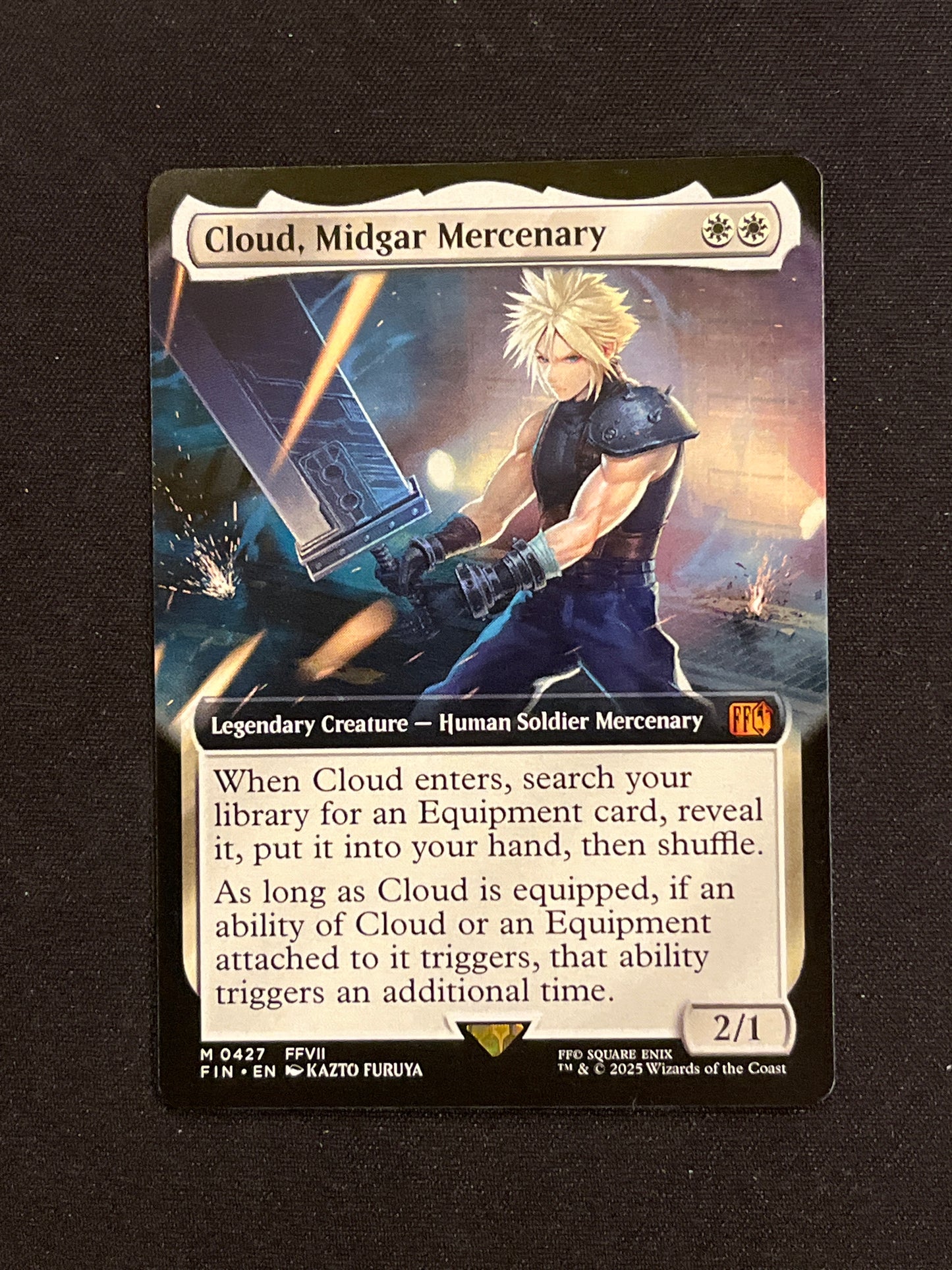 #0427 Cloud, Midgar Mercenary (Normal) Final Fantasy