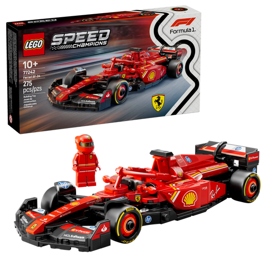 77242 Ferrari SF-24 F1 Race Car Speed Champions Lego Set