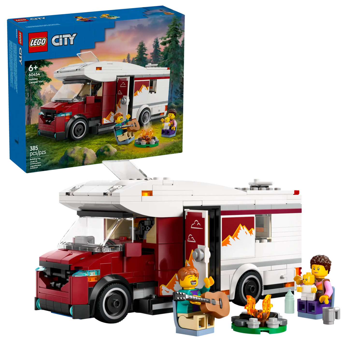 60454 Holiday Adventure Camper Van City Lego Set