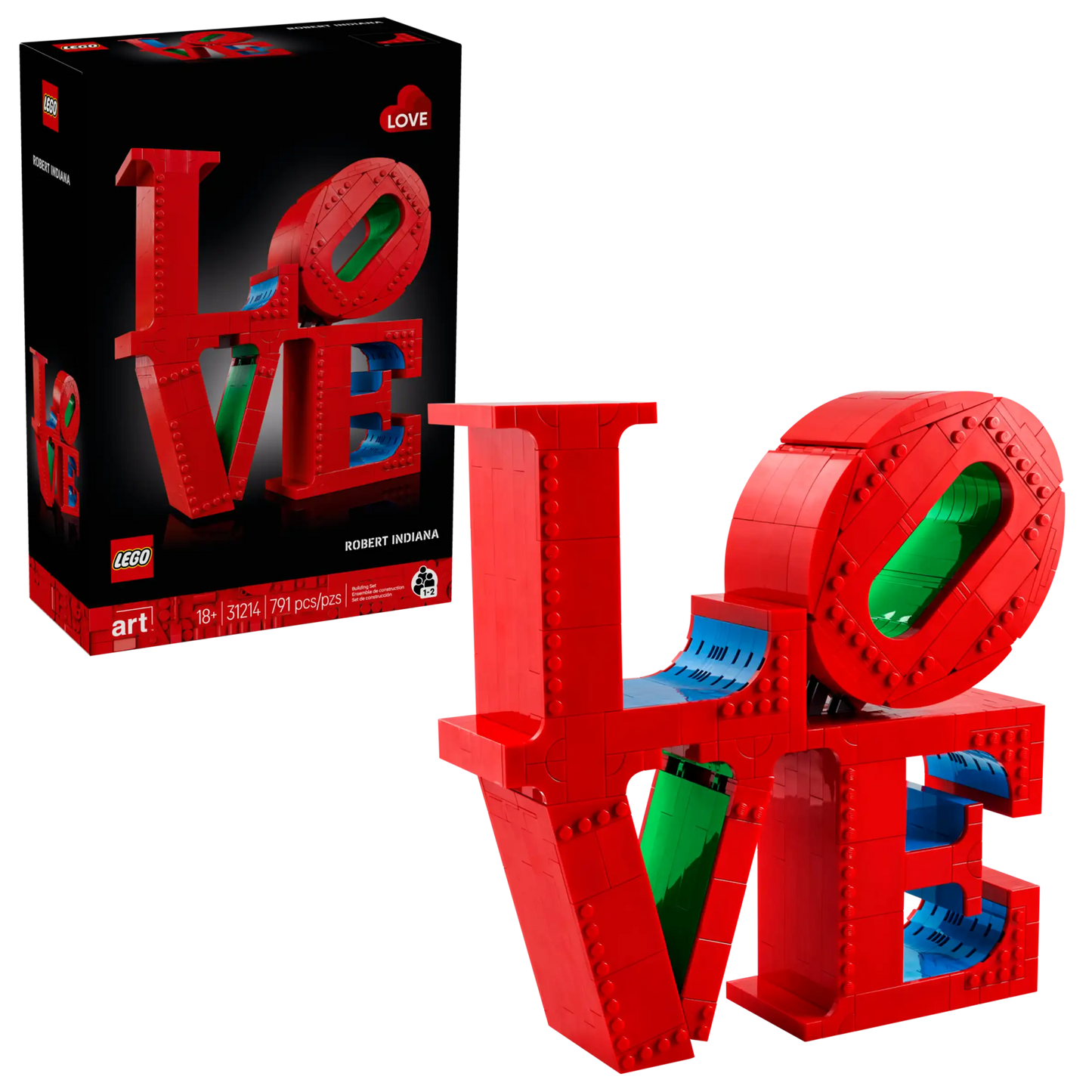 31214 Robert Indiana “Love” Art Lego Set