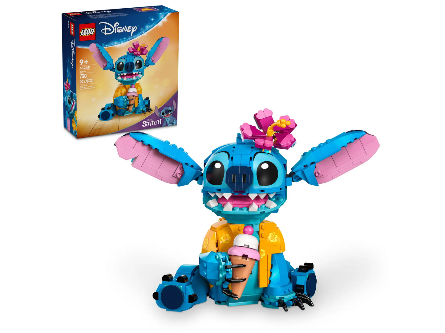 43249 Stitch Disney Sculpture Lego Set