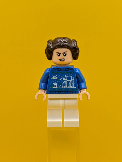 Princess Leia sw1381 Holiday Sweater Star Wars Minifigure Lego