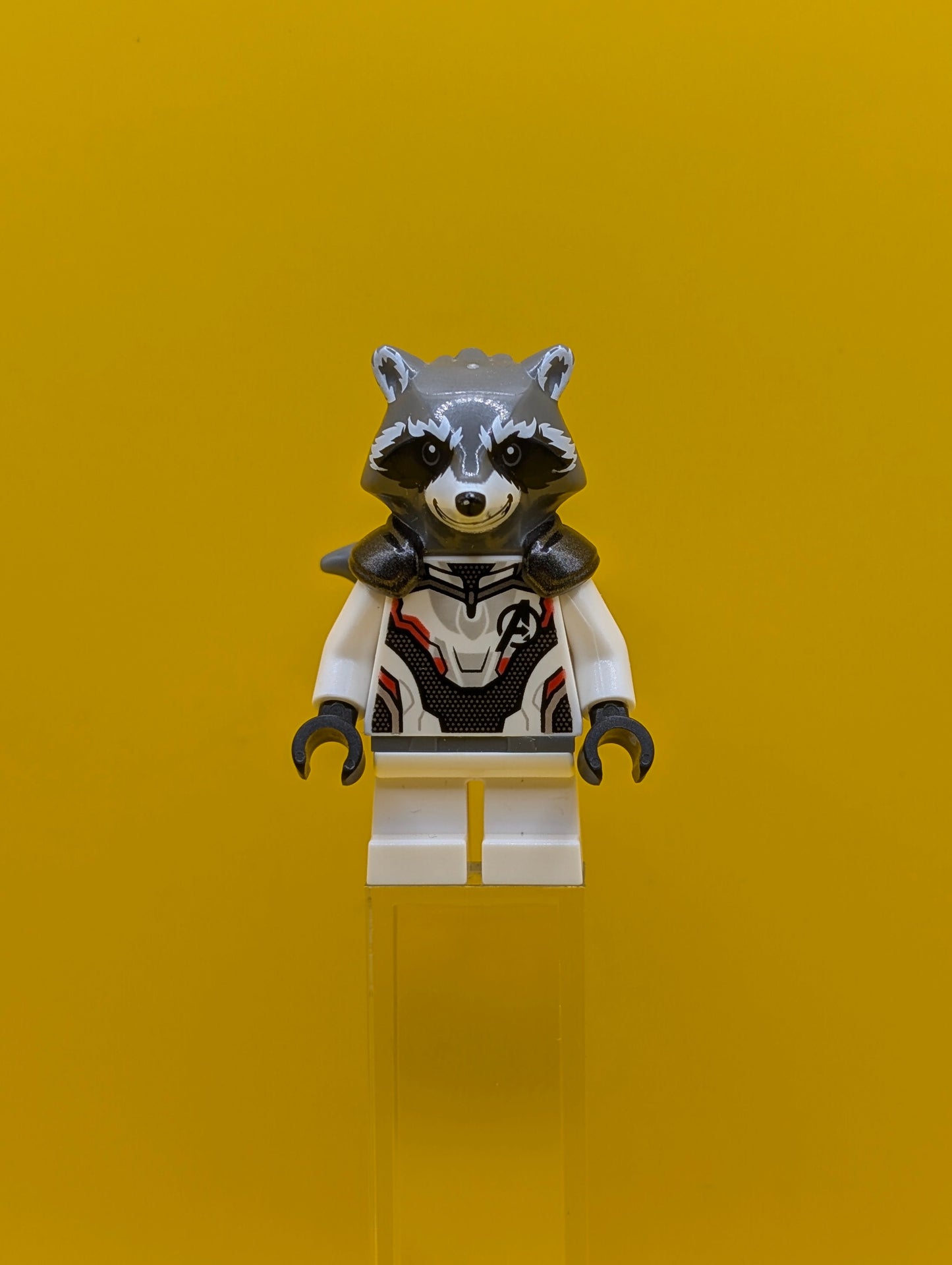 Rocket Raccoon sh0569 White Jumpsuit Marvel Lego Minifigure