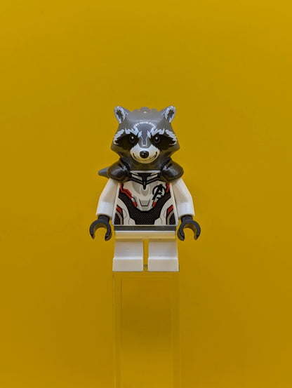 Rocket Raccoon sh0569 White Jumpsuit Marvel Lego Minifigure