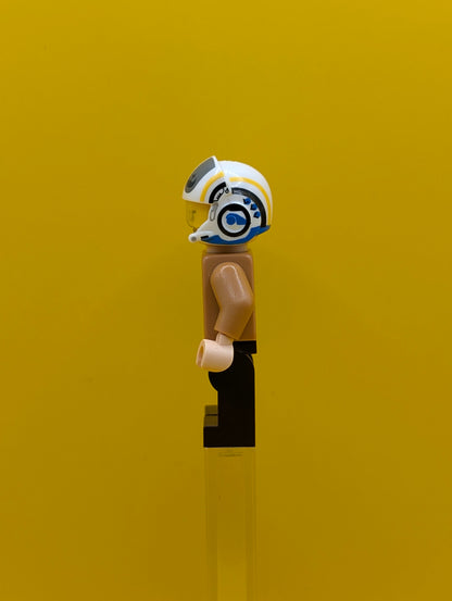 Poe Dameron sw1145 (Medium Nougat Jacket, Helmet) Star Wars Lego Minifigure