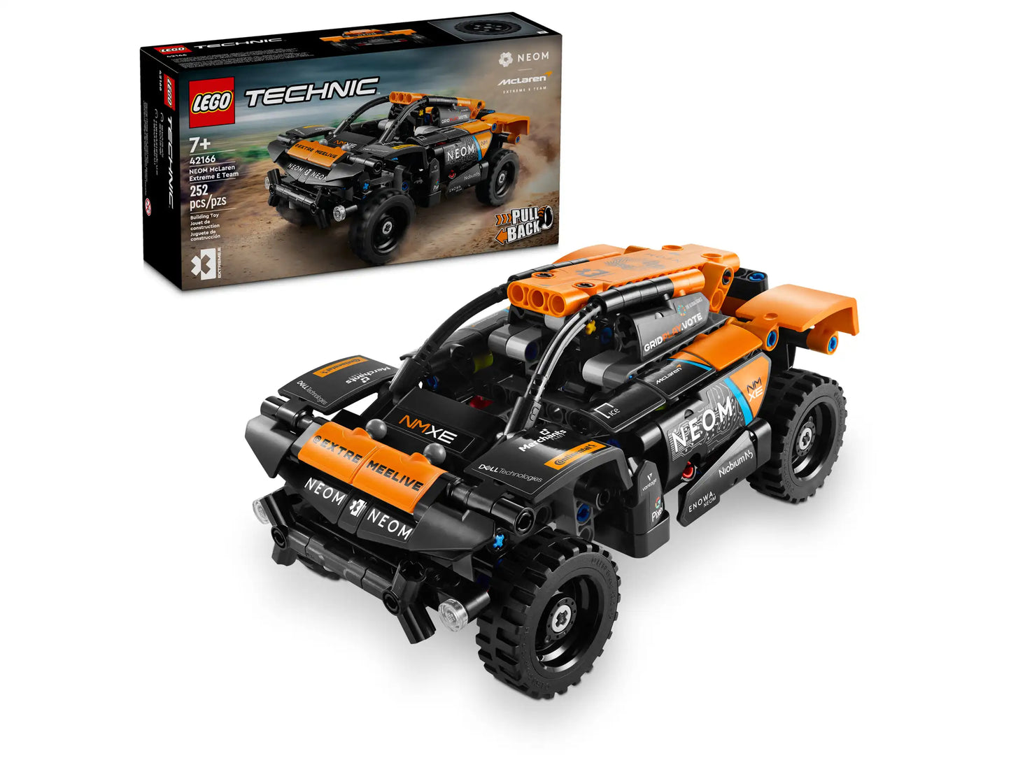 42166 NEOM McLaren Extreme E Team Race Car Technic Lego Set