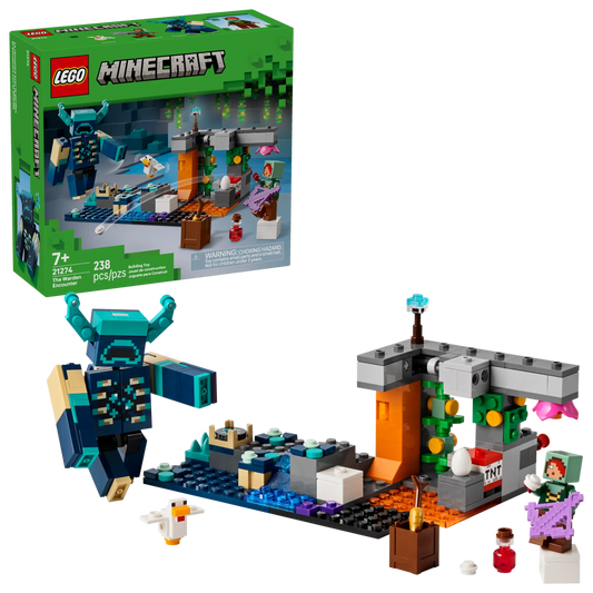 21274 The Warden Encounter Minecraft Lego Set