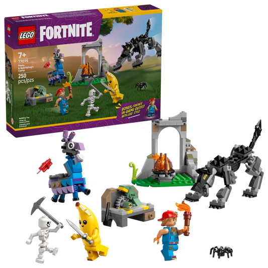77075 Peely & Sparkplug's Camp Fortnite Lego Set