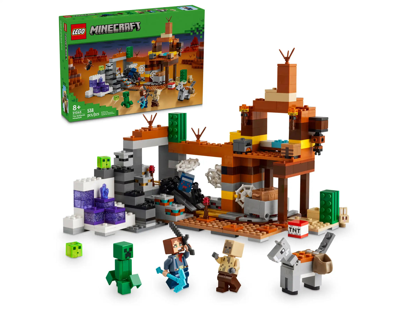 21263 The Badlands Mineshaft Minecraft Lego Set