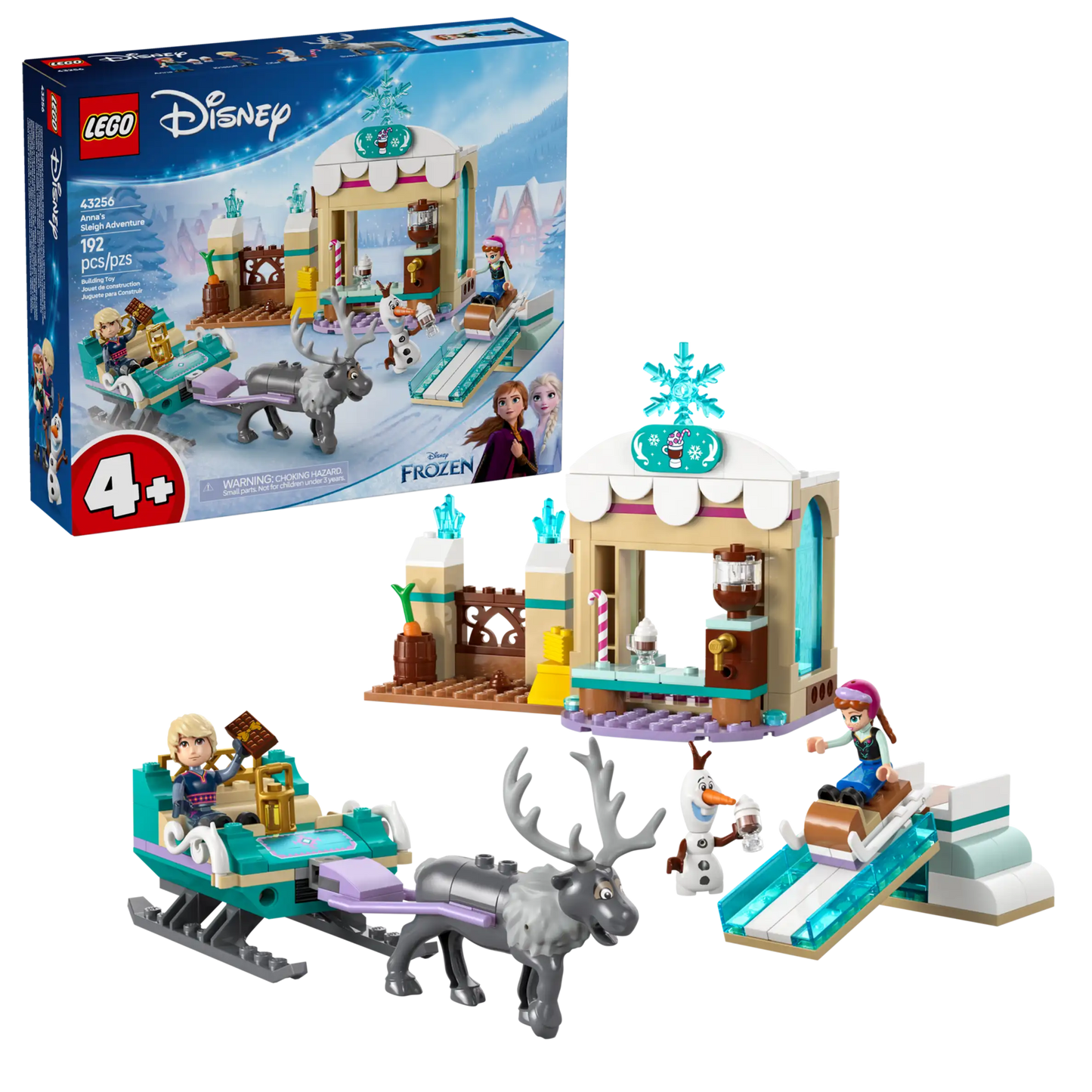 43256 Anna's Sleigh Adventure 4+ Disney Lego Set