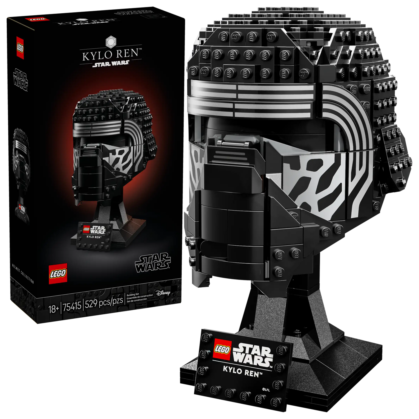 75415 Kylo Ren Helmet Star Wars Lego set