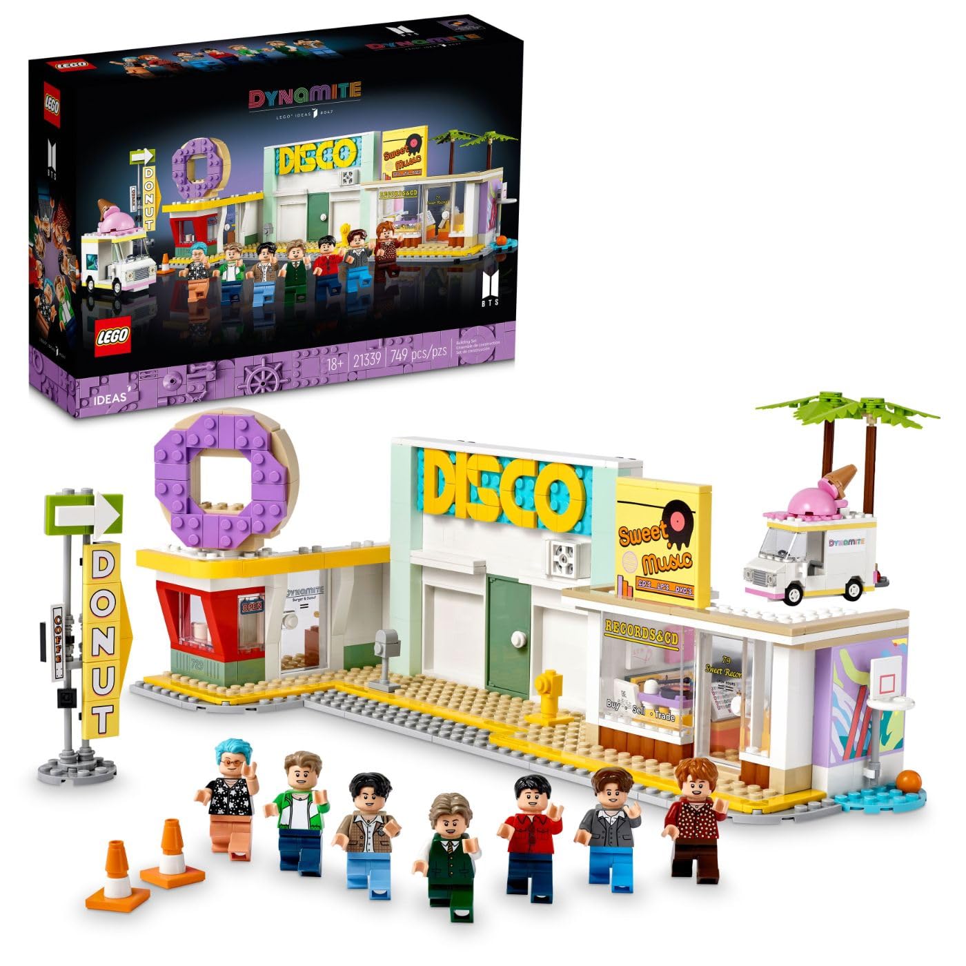 21339 BTS Dynamite *Damaged Box* Lego Ideas Set