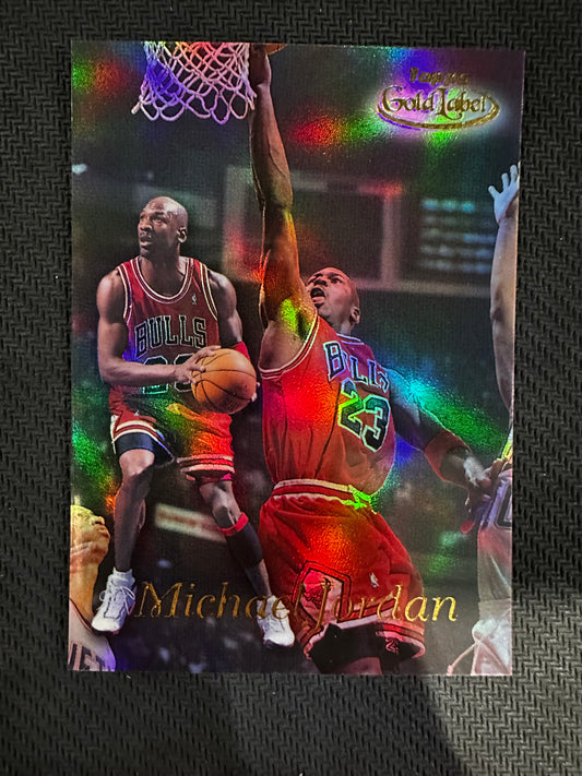 #GL1 Michael Jordan 1998-99 Topps Chicago Bulls sports Topps Gold Label
