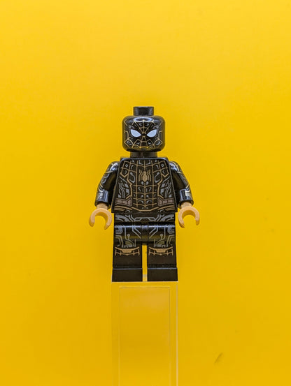Spider-Man sh0774 Black and Gold Suit Marvel Lego Minifigure