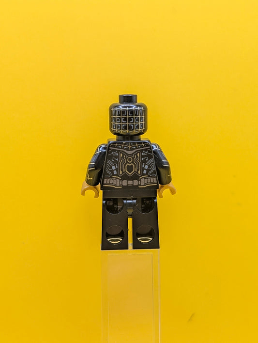 Spider-Man sh0774 Black and Gold Suit Marvel Lego Minifigure