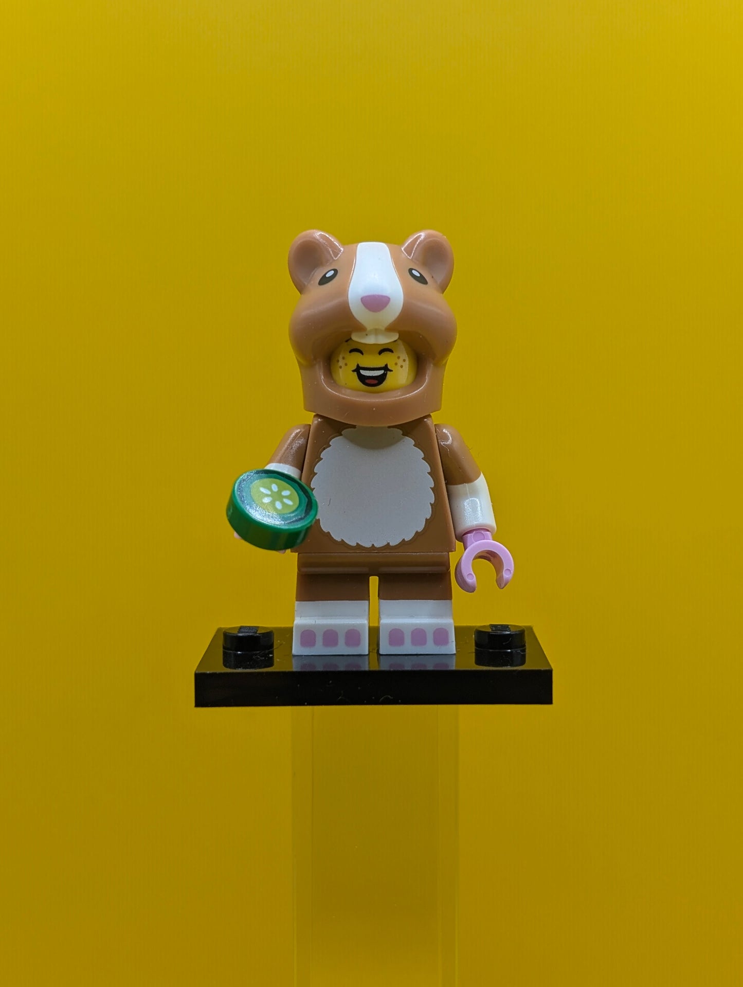 Hamster Costume Fan col27-1 Series 27 (complete with Stand and Accessories) CMF Minifigure Lego