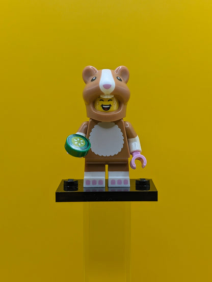 Hamster Costume Fan col27-1 Series 27 (complete with Stand and Accessories) CMF Minifigure Lego