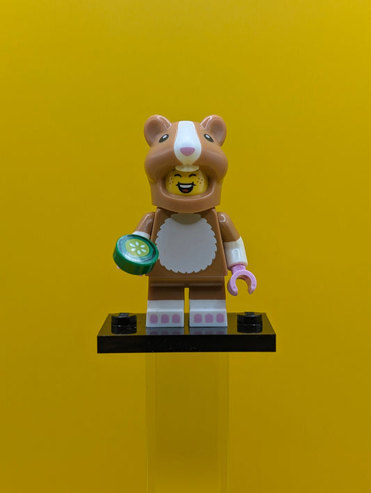 Hamster Costume Fan col27-1 Series 27 (complete with Stand and Accessories) CMF Minifigure Lego