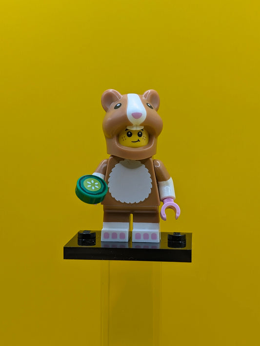 Hamster Costume Fan col27-1 Series 27 (complete with Stand and Accessories) CMF Minifigure Lego