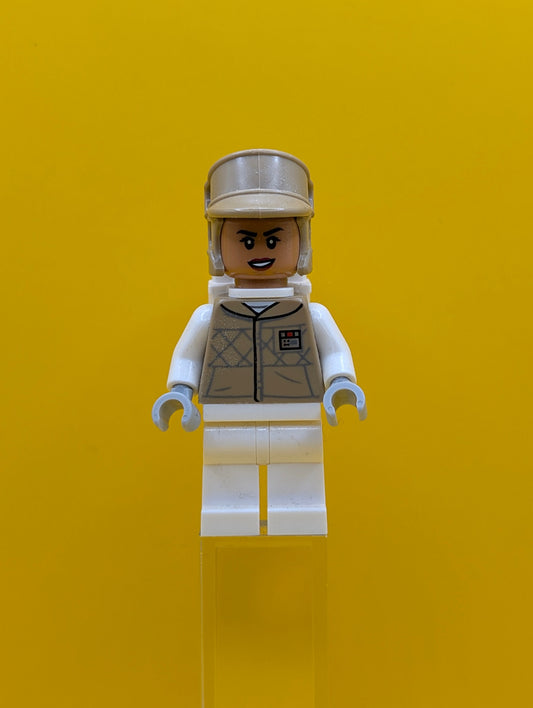 Hoth Rebel Trooper sw1313 Dark Tan Uniform Female (Kori Zaran) Star Wars Lego Minifigure