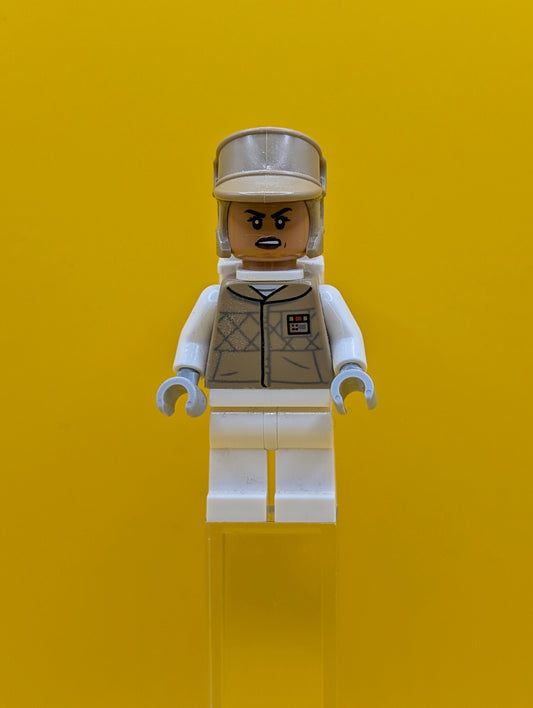 Hoth Rebel Trooper sw1313 Dark Tan Uniform Female (Kori Zaran) Star Wars Lego Minifigure