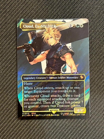 #0210 Cloud, Ex-SOLDIER (Surge Foil) Final Fantasy Commander